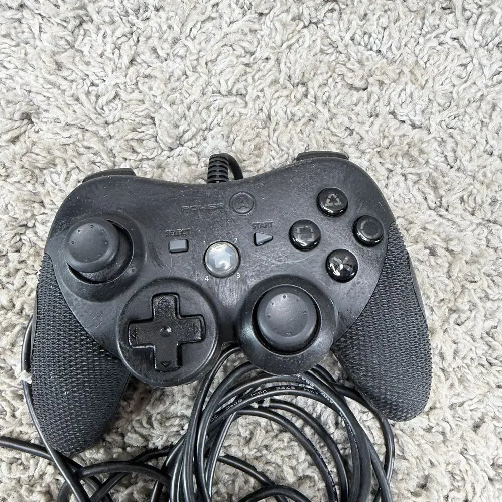 PowerA Pro EX Wired Controller for Sony PlayStation 3 PS3 USB Black 051082
